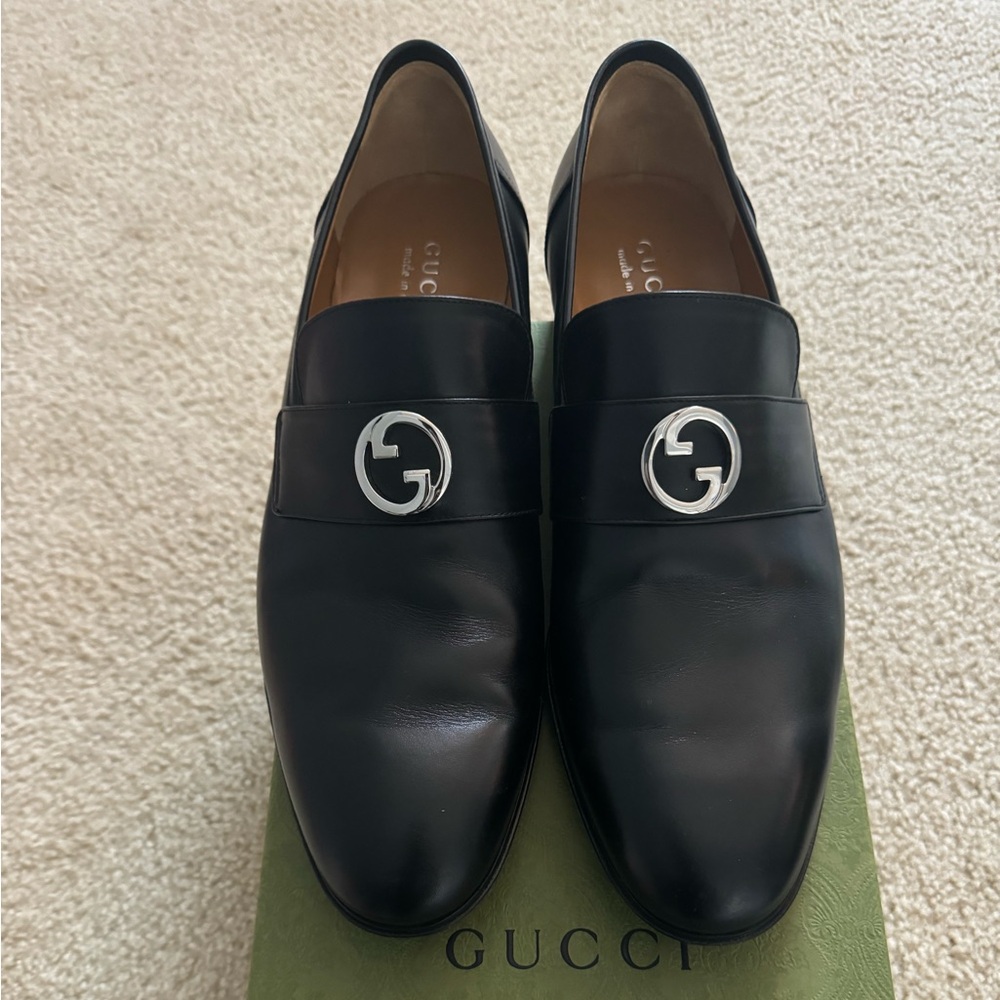 MEN'S INTERLOCKING G LOAFER US Size 13.5